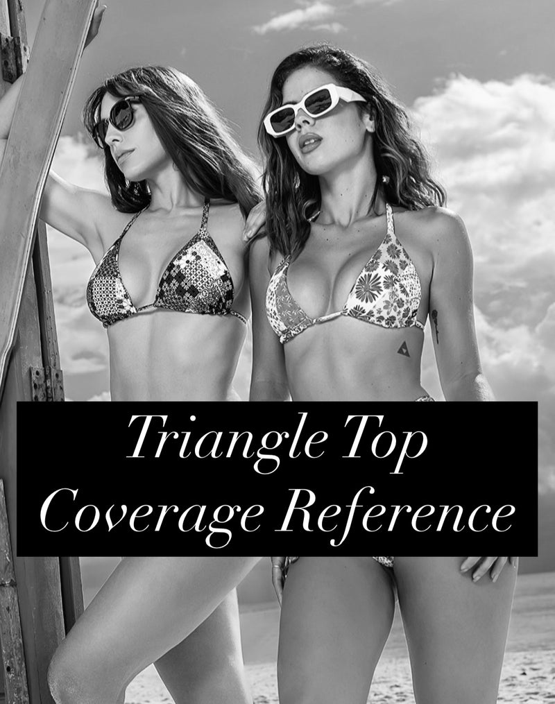 Triangle Thong & Padded Bra Bikini Set - PURPLE BANDANA