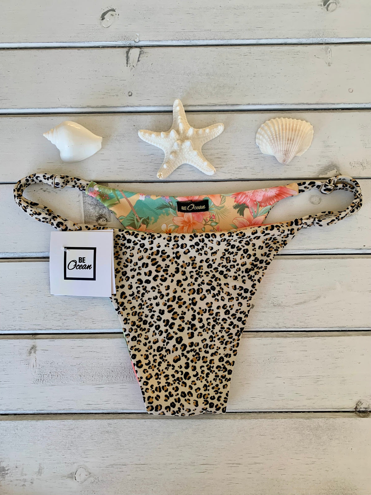 Reversible Thong & Triangle Padded Bra Bikini Set - REGINA HAPPINESS
