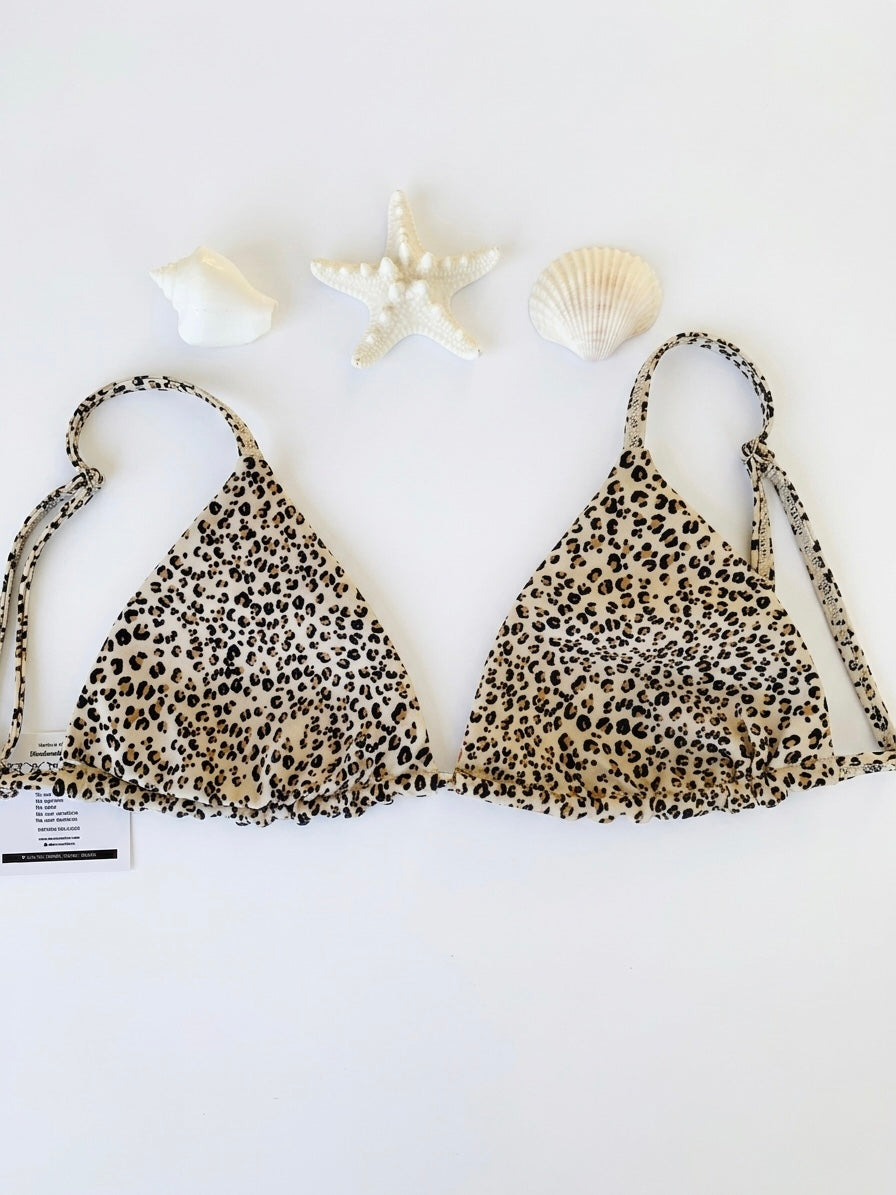 Reversible Thong & Triangle Padded Bra Bikini Set - REGINA HAPPINESS