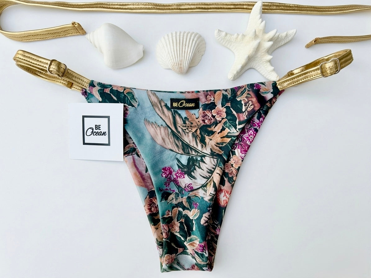 Triangle Thong & Padded Bra Bikini Set - REGINA LOYALTY