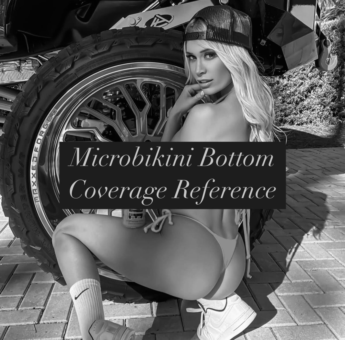 Micro Bikini One-size Thong & Non Padded Triangle Bra Set - VANILLA