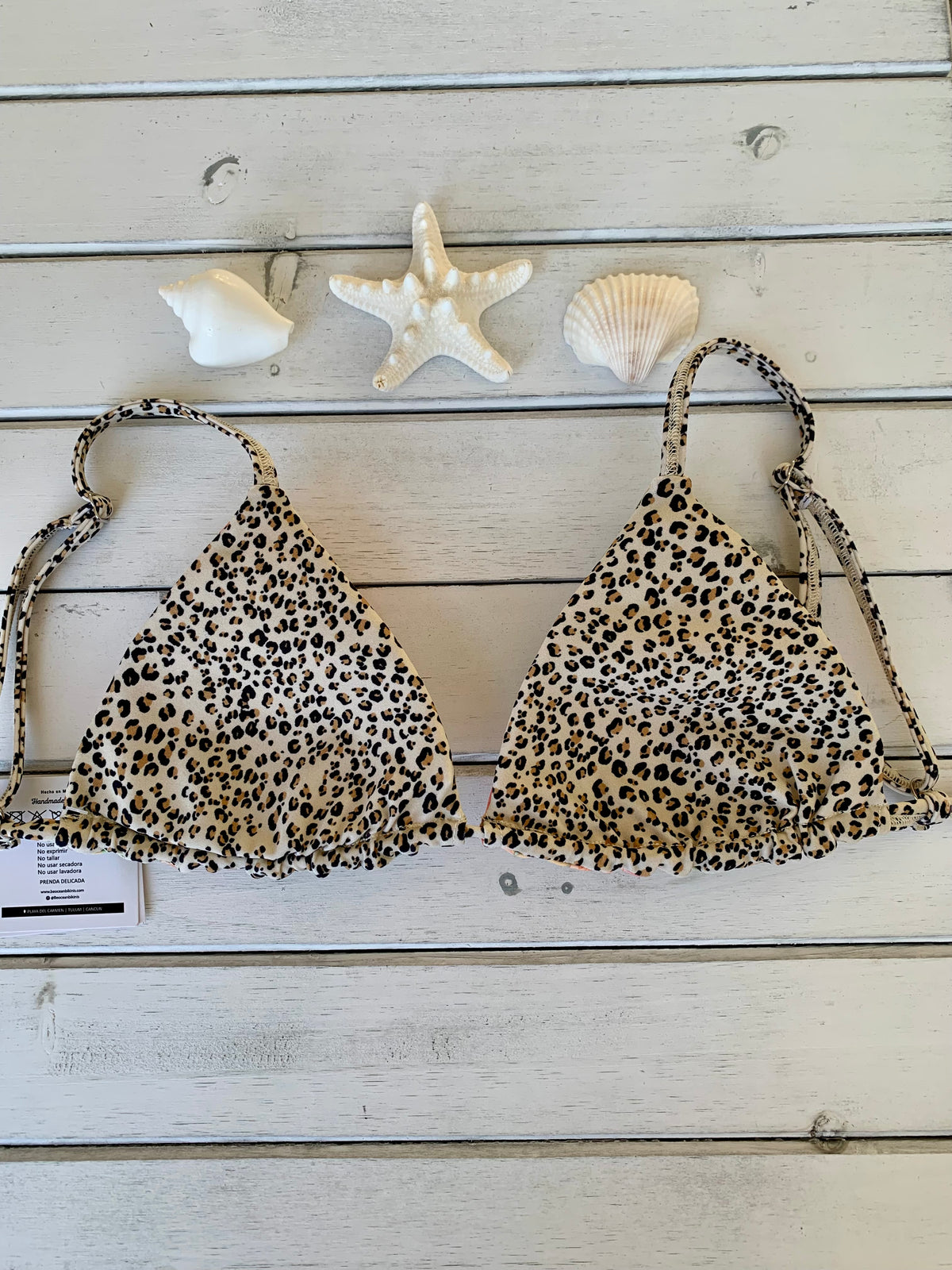 Reversible Thong & Triangle Padded Bra Bikini Set - REGINA HAPPINESS